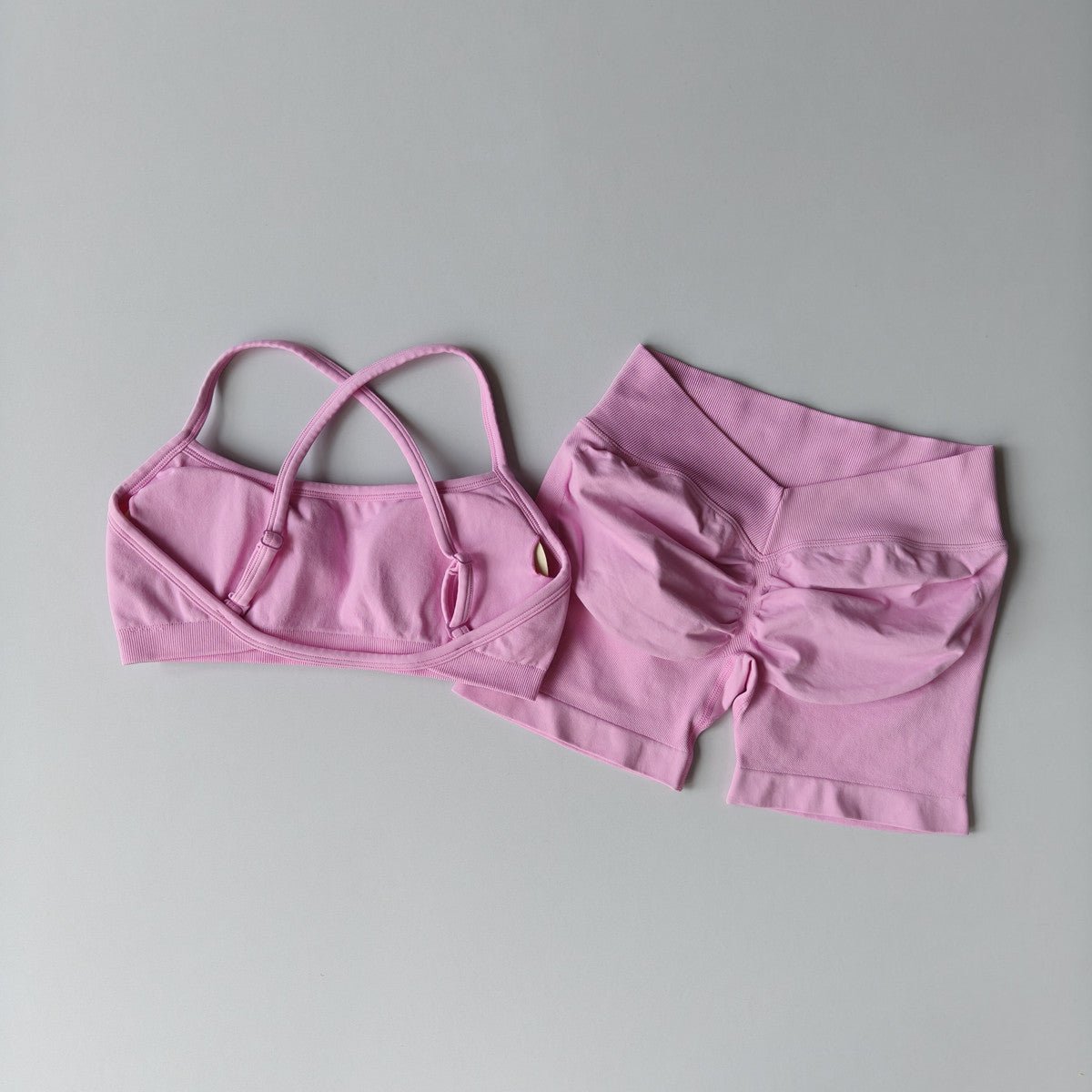 Ensemble sport sans coutures – Brassière & Short - Elvraa