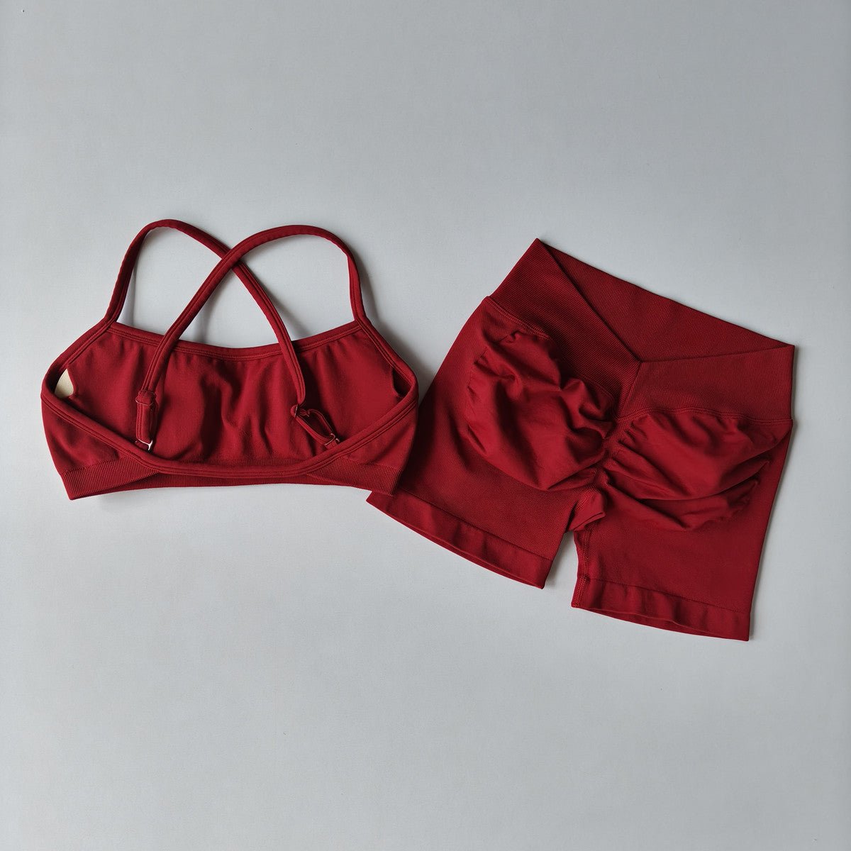 Ensemble sport sans coutures – Brassière & Short - Elvraa