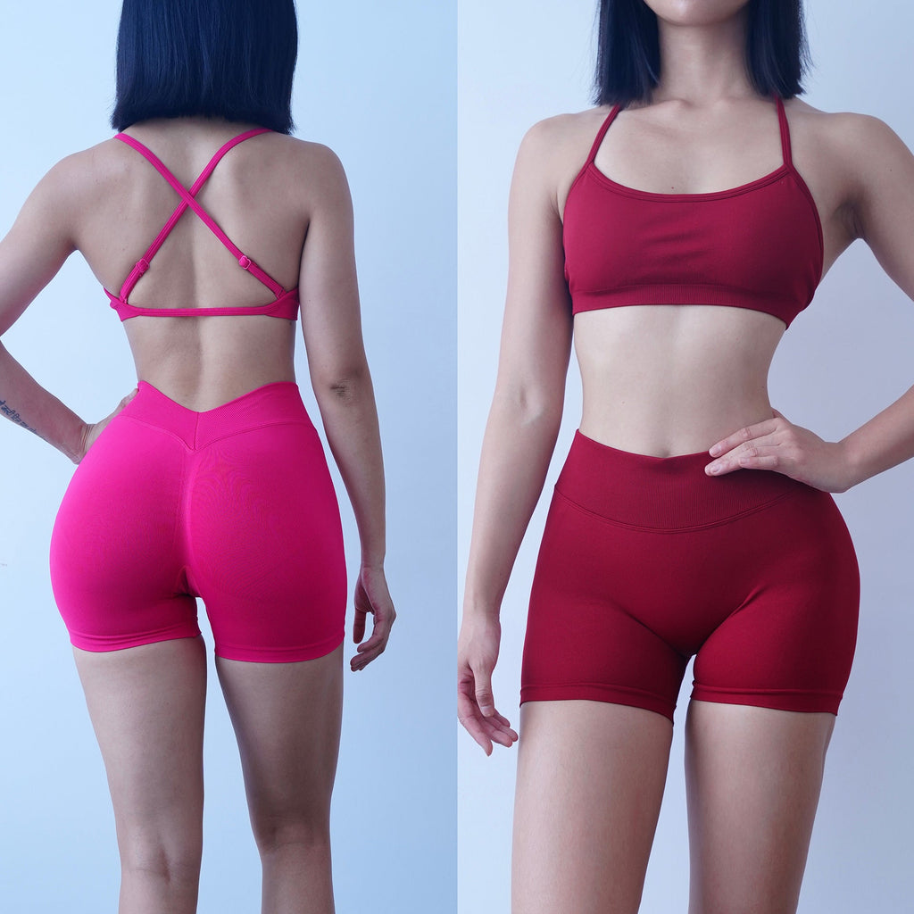 Ensemble sport sans coutures – Brassière & Short - Elvraa