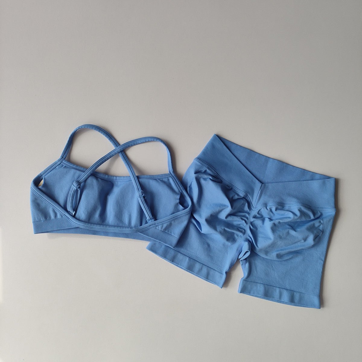 Ensemble sport sans coutures – Brassière & Short - Elvraa