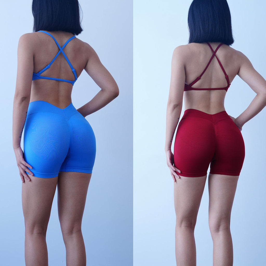 Ensemble sport sans coutures – Brassière & Short - Elvraa